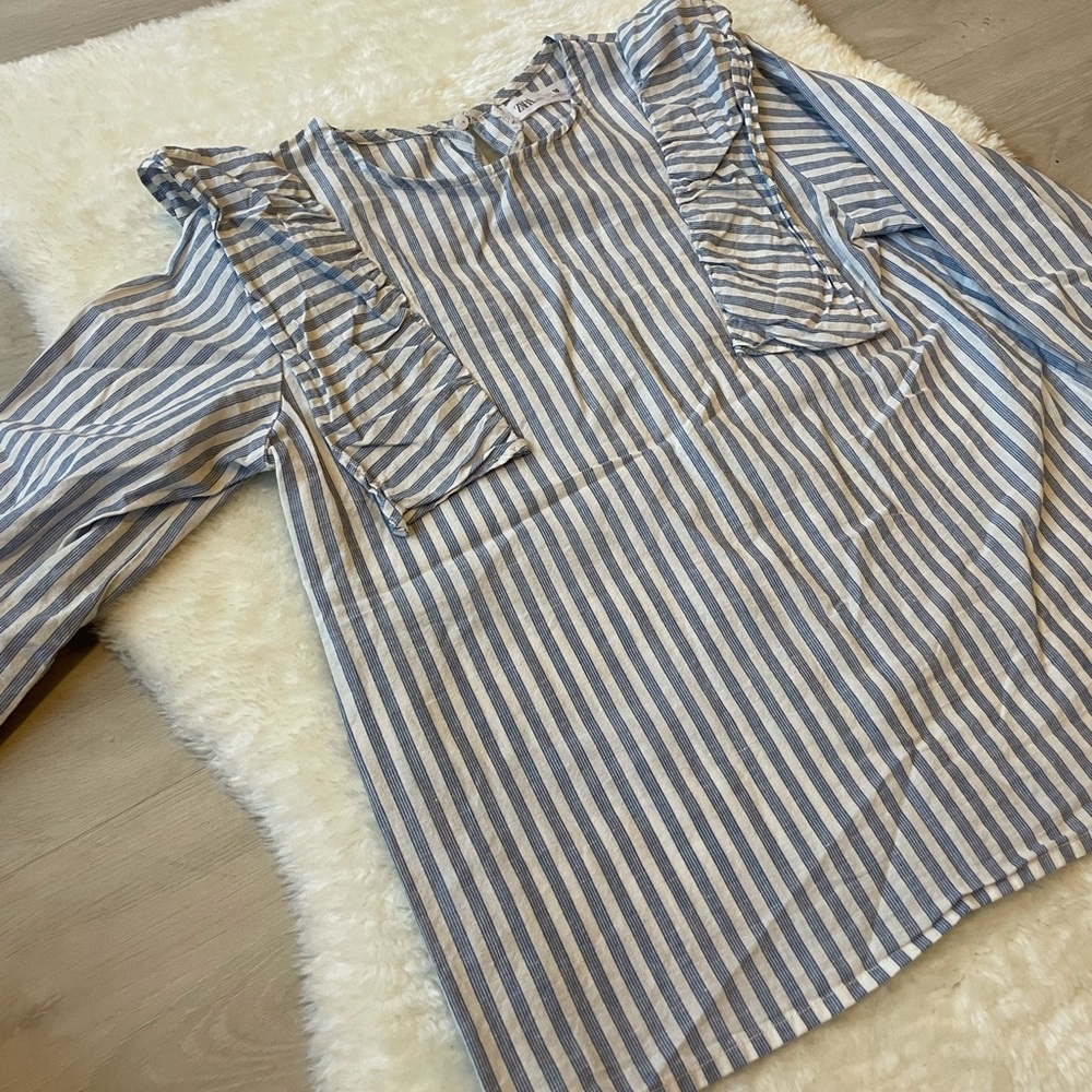Zara Ruffle Kids Blouse - Picture 3 of 4